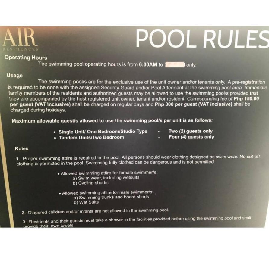Air Residence 1Br With Balcony Free Netflix And Disney Plus Manila Kültér fotó